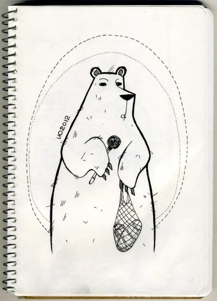 Медведь стилизация