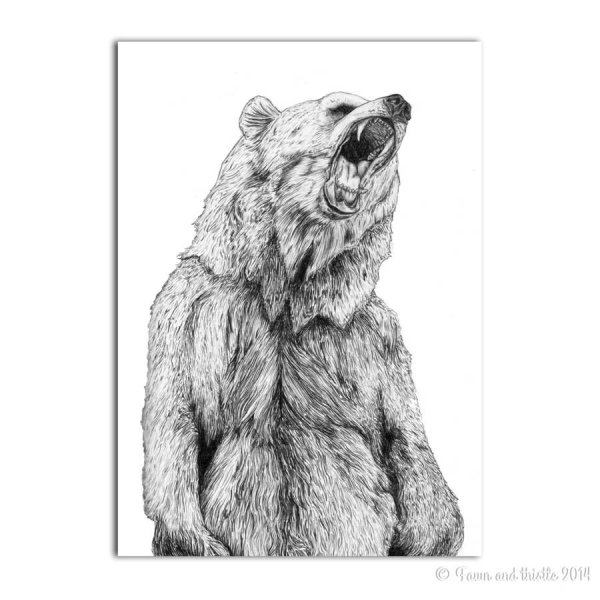 Гризли эскиз