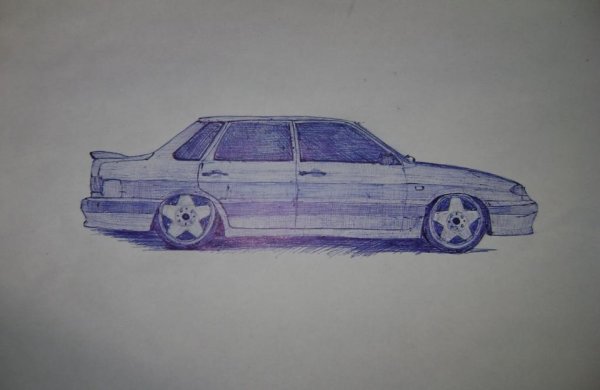 ВАЗ 2109 БПАН рисунок