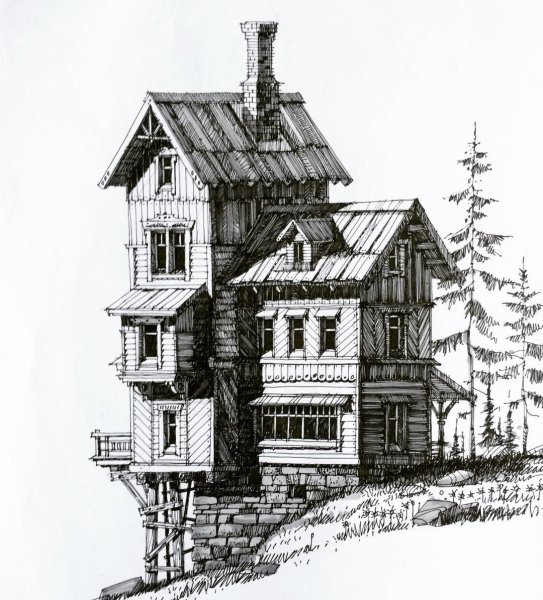 Домик в графике