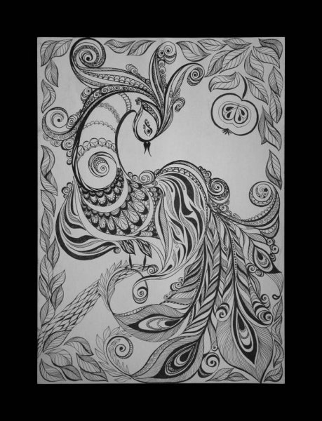 Феникс фломастерами