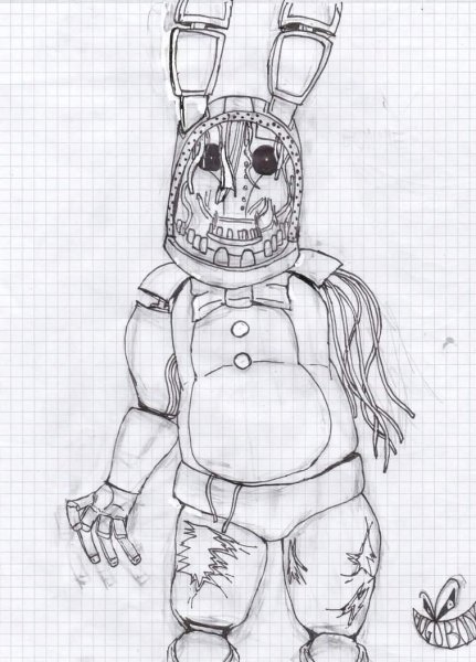 Рисунок АНИМАТРОНИКА Бони