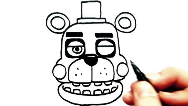 Раскраска АНИМАТРОНИКА Лефти