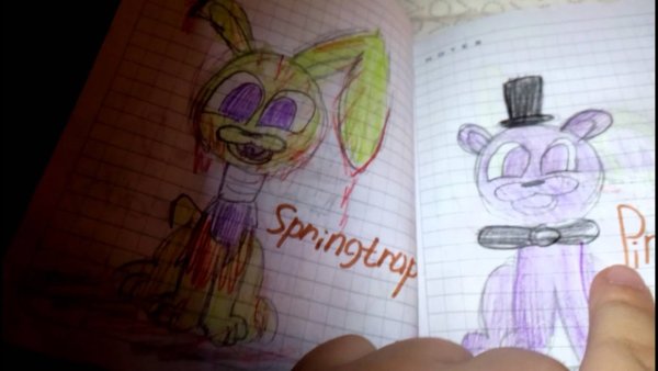 Мои рисунки ФНАФ 3