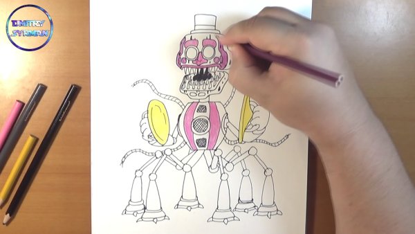 Рисовать ФНАФ