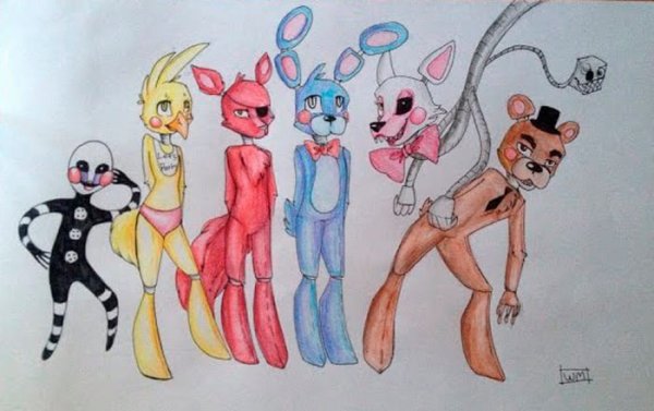 Рисунки 5 ночей с Фредди
