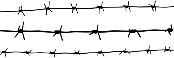 Изображение колючей проволоки