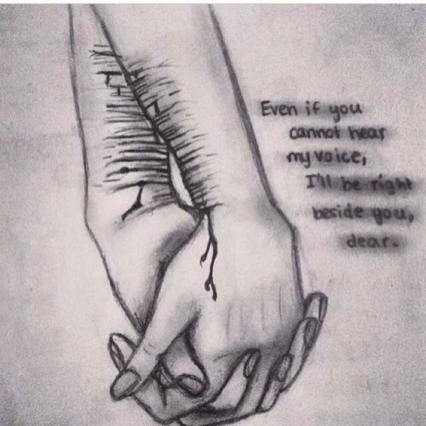 Суицид рисунки карандашом