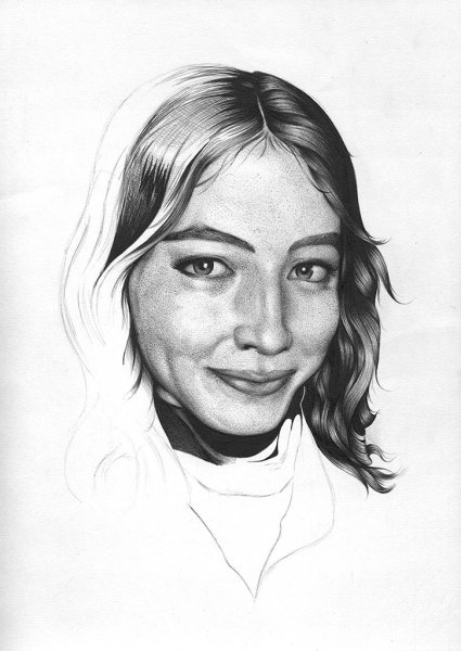 Зарисовки лица человека