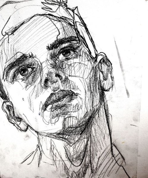 Мияги портрет рисунок