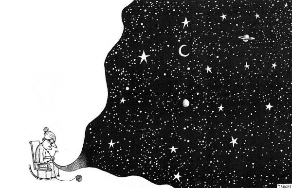 Звездное небо рисунок