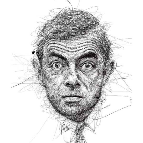 Карандашный набросок портрета