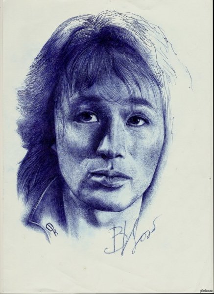 Виктор Цой портрет