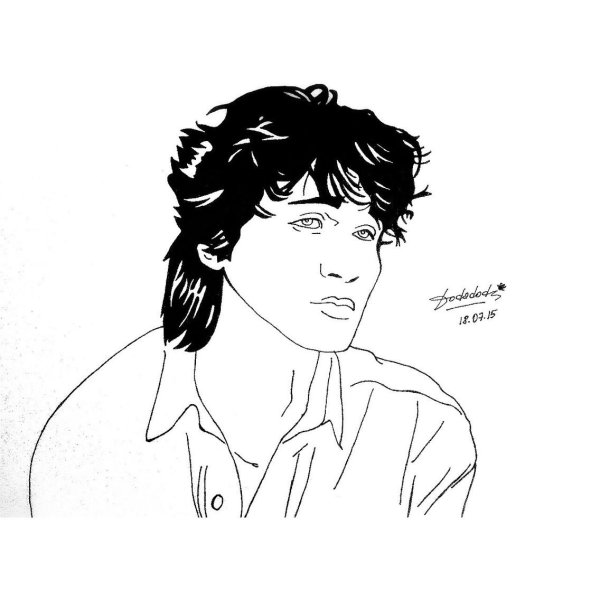 Виктор Цой портрет