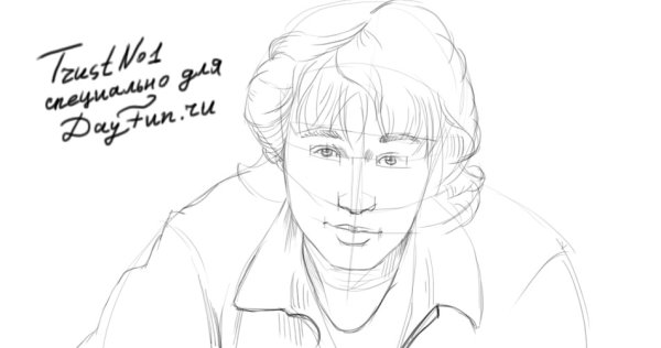 Виктор Цой Наброски