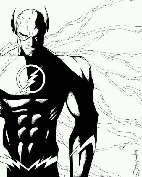 Герои Марвел черно белые