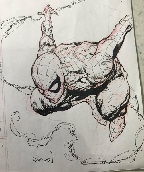 Эскизы супергероев