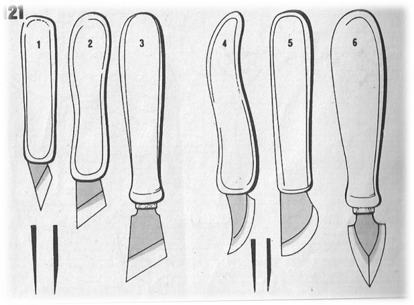 Нож косячок чертежи