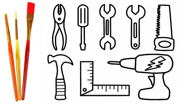 Раскраска инструменты