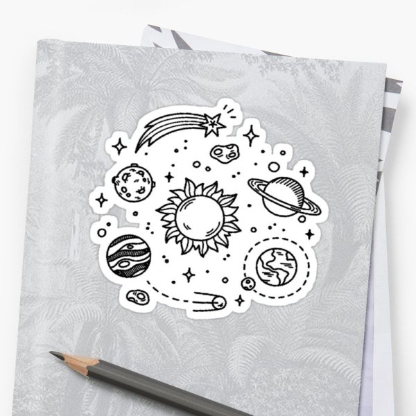 Наклейки для скеч бука