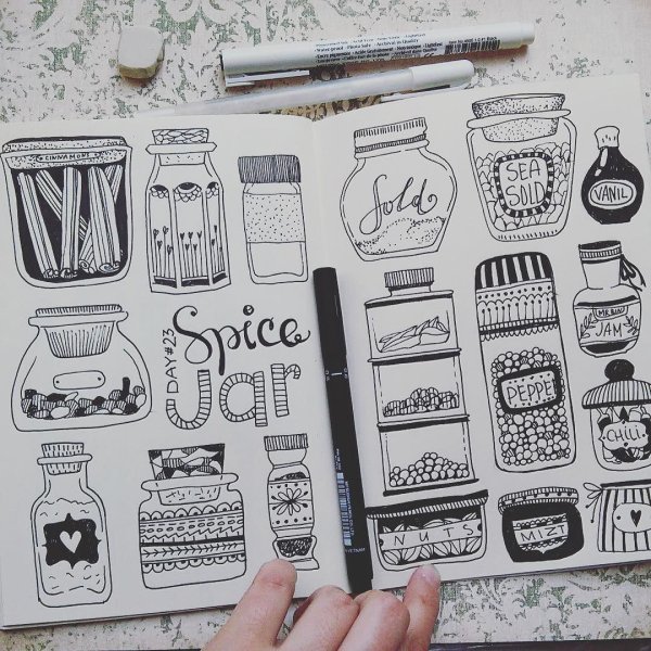 Мини узоры для скетчбука