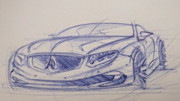 Мерседес скетч