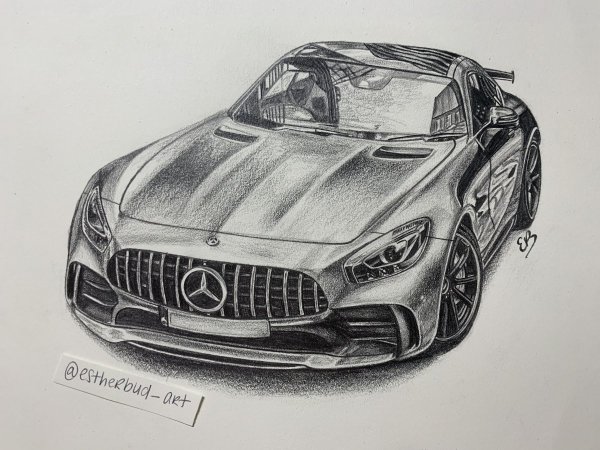 Рисунок Мерседес Бенц АМГ ГТ 63