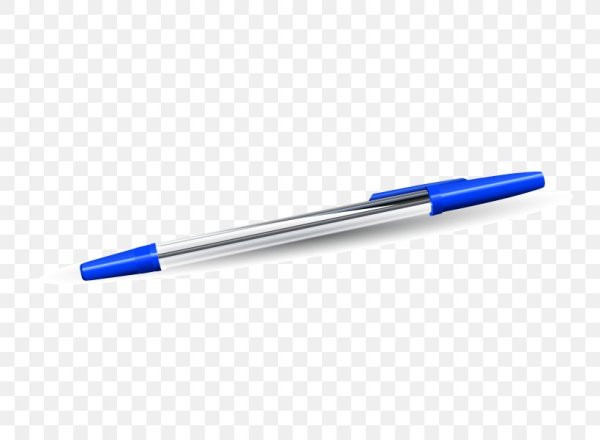 Ручка на прозрачном фоне