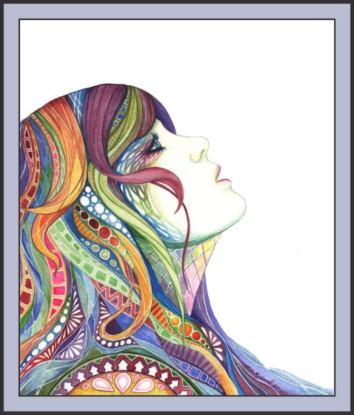 Красивые цветные графические рисунки