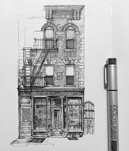 Архитектурная Графика здания