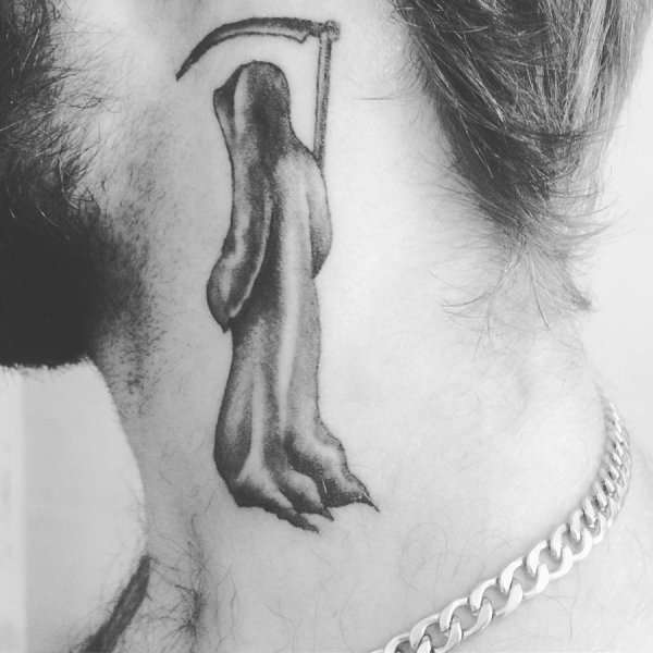 Эскизы татуировок на шею