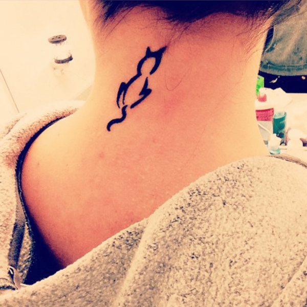 Красивая шея рисунок