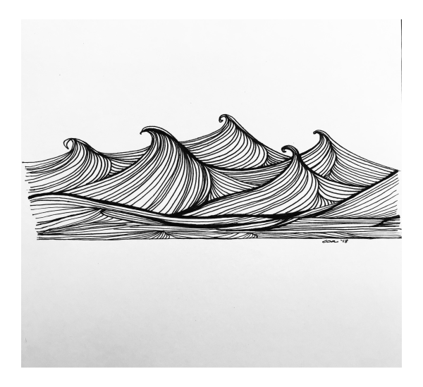 Волны стилизация