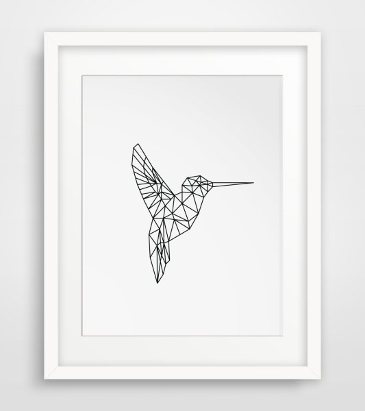 Колибри стилизация