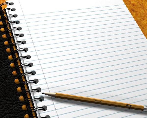 Фон для презентации блокнот