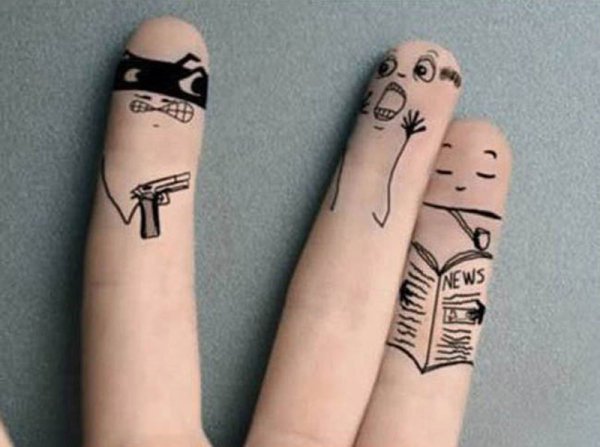 Палец рисунок