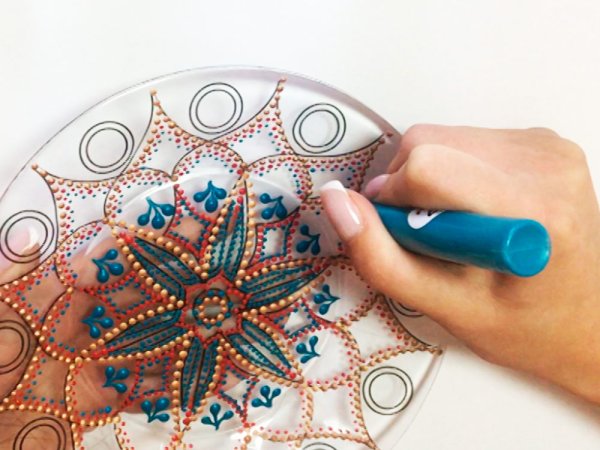 NESTBASE набор для росписи Brown Plate