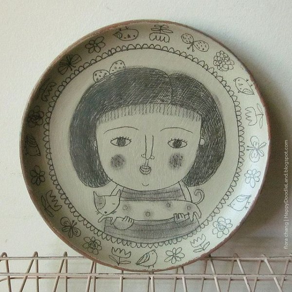 Рисунки на посуде Майя