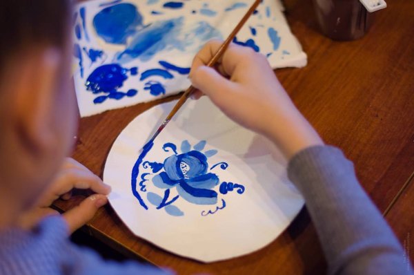 Мастер класс Гжельская роспись