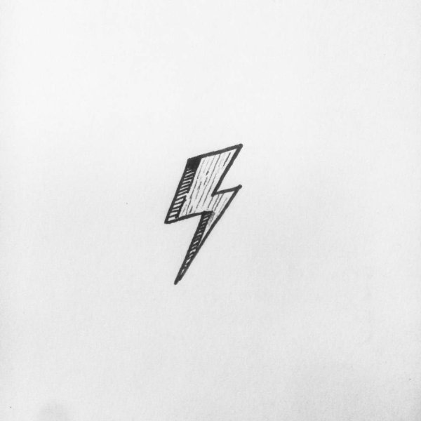 Молния эскиз