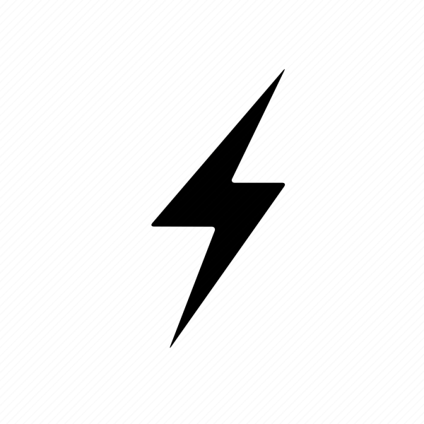 Молния трафарет