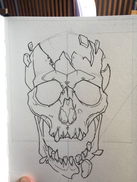 Ручка «череп»