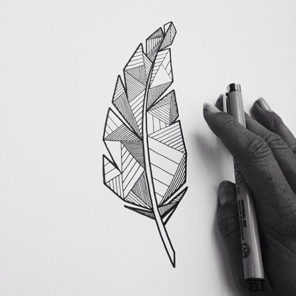 Тату геометрия эскизы