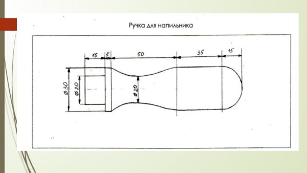 Быстросменная ручка для напильника