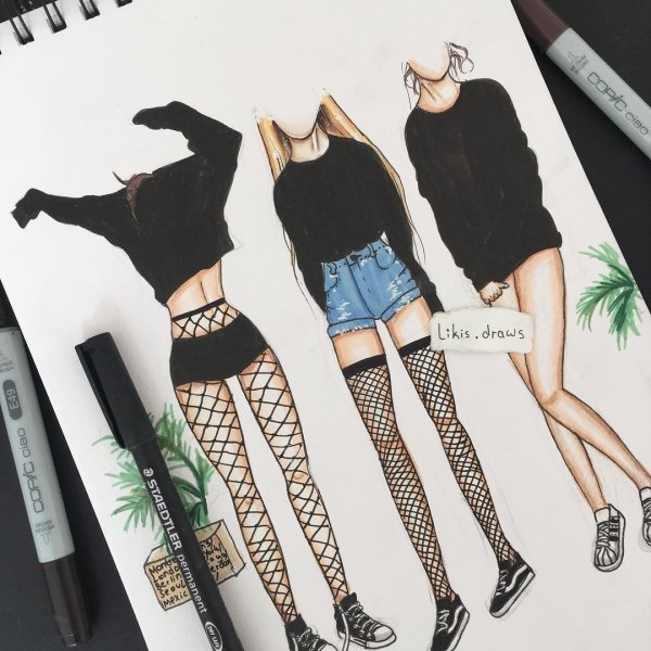 Идеи для рисования модные