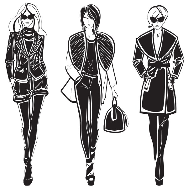 Силуэты модной одежды