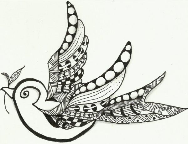 Узоры гелевой ручкой