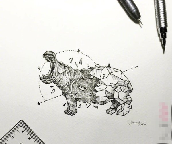 Kerby Rosanes геометрические животные