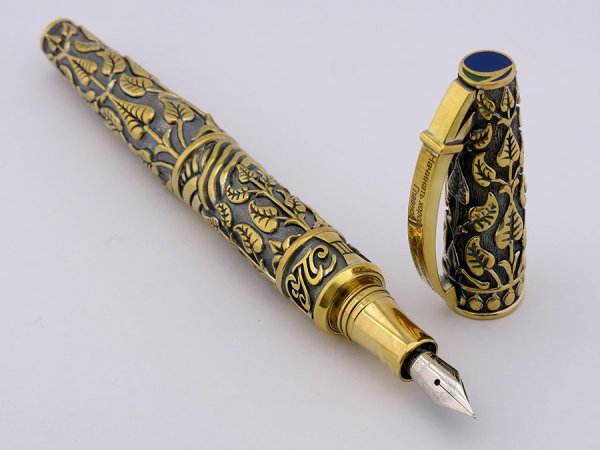 Перьевая ручка Ferrari серебро 925