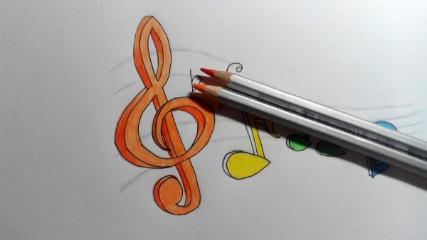 Ноты карандашом